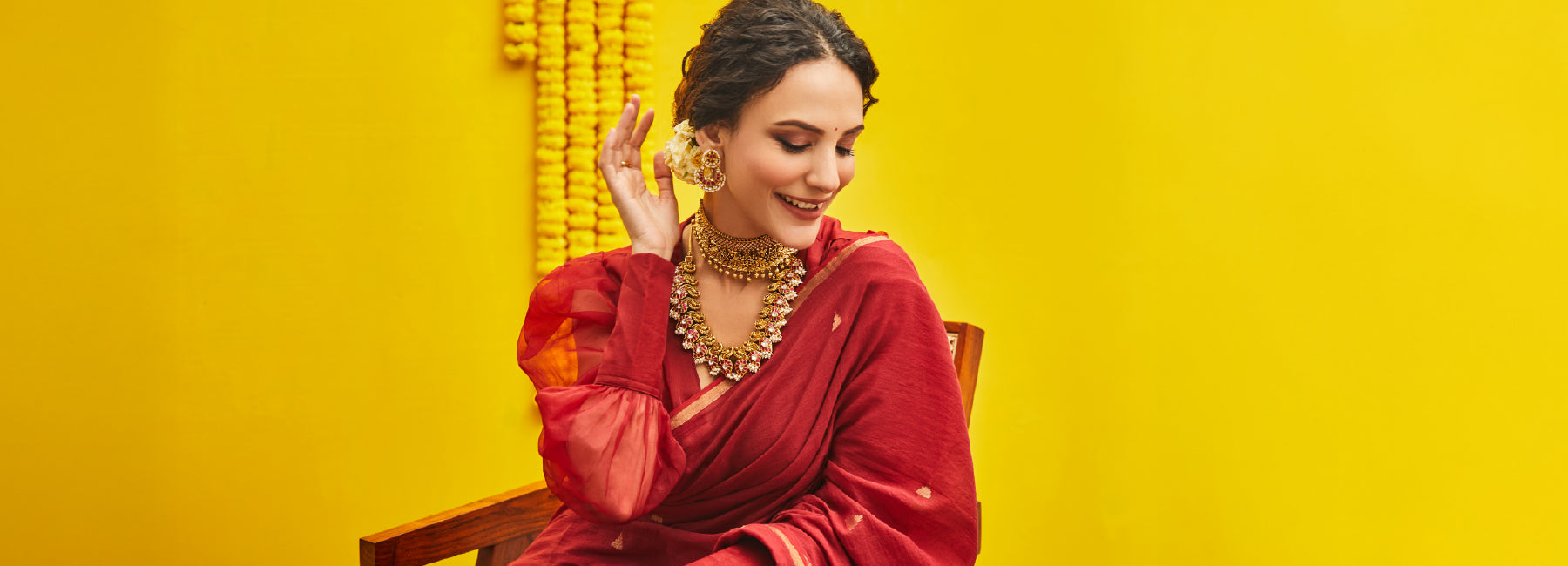 Channel the Goddess in You: 9 Fashion Jewellery Looks for 9 Navratri Colours