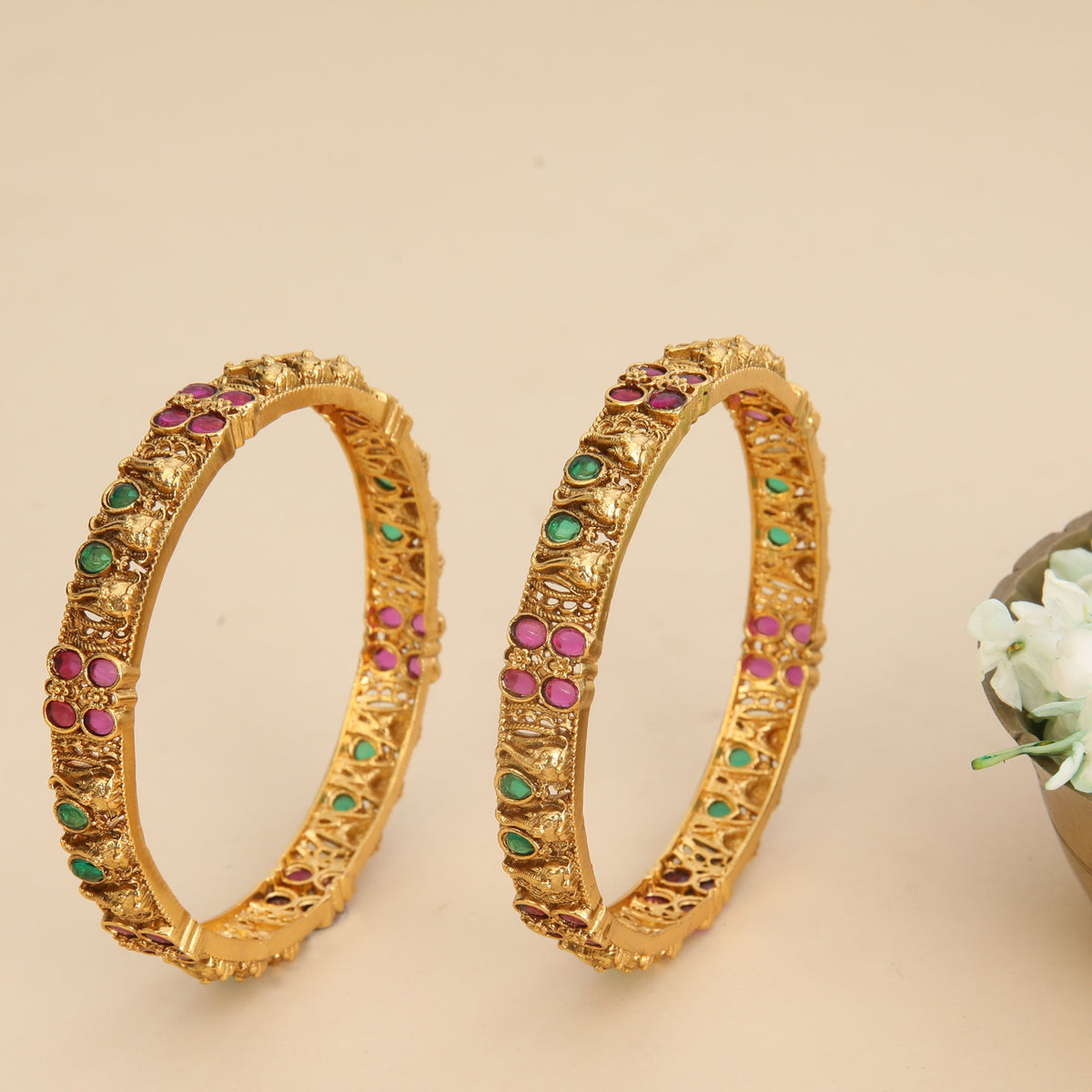 Mrinalika Antique Bangles