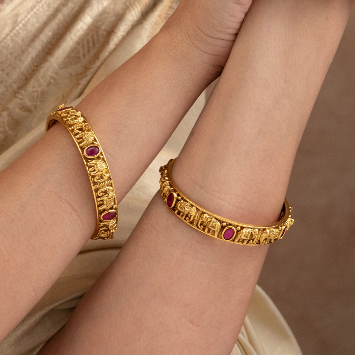 Gajitha Antique Bangles