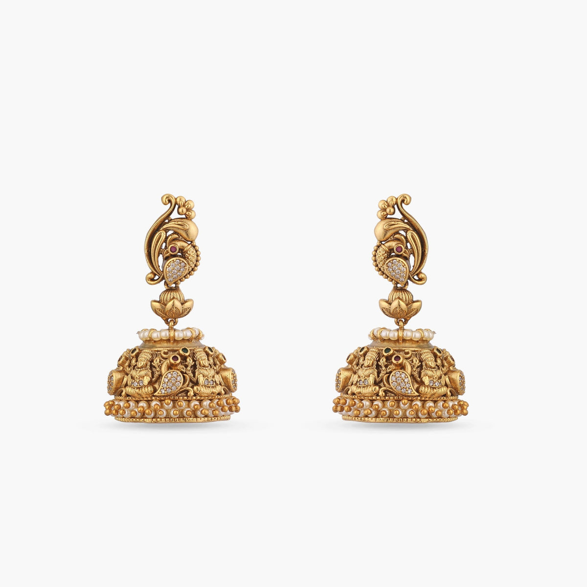 Charvi Antique Jhumka Earrings