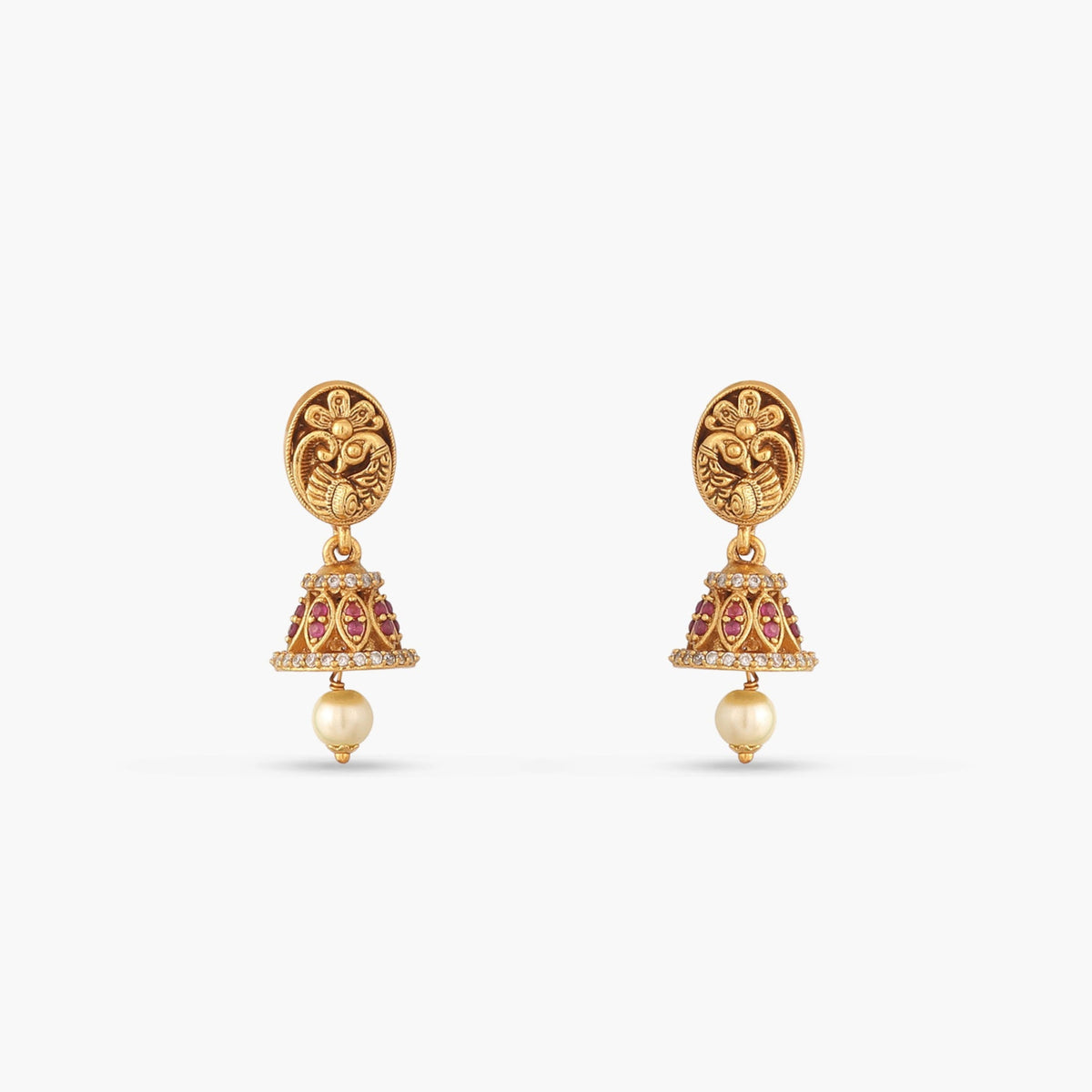 Anvitha Antique Jhumka Earrings