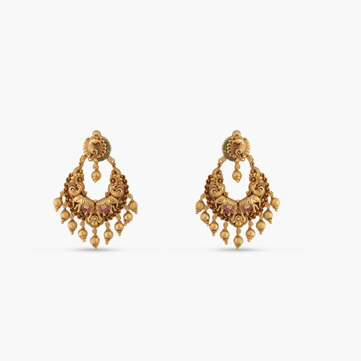 Avinka Antique Chandbali Earrings