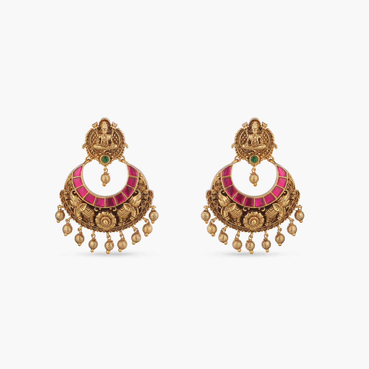 Devina Antique Chandbali Earrings