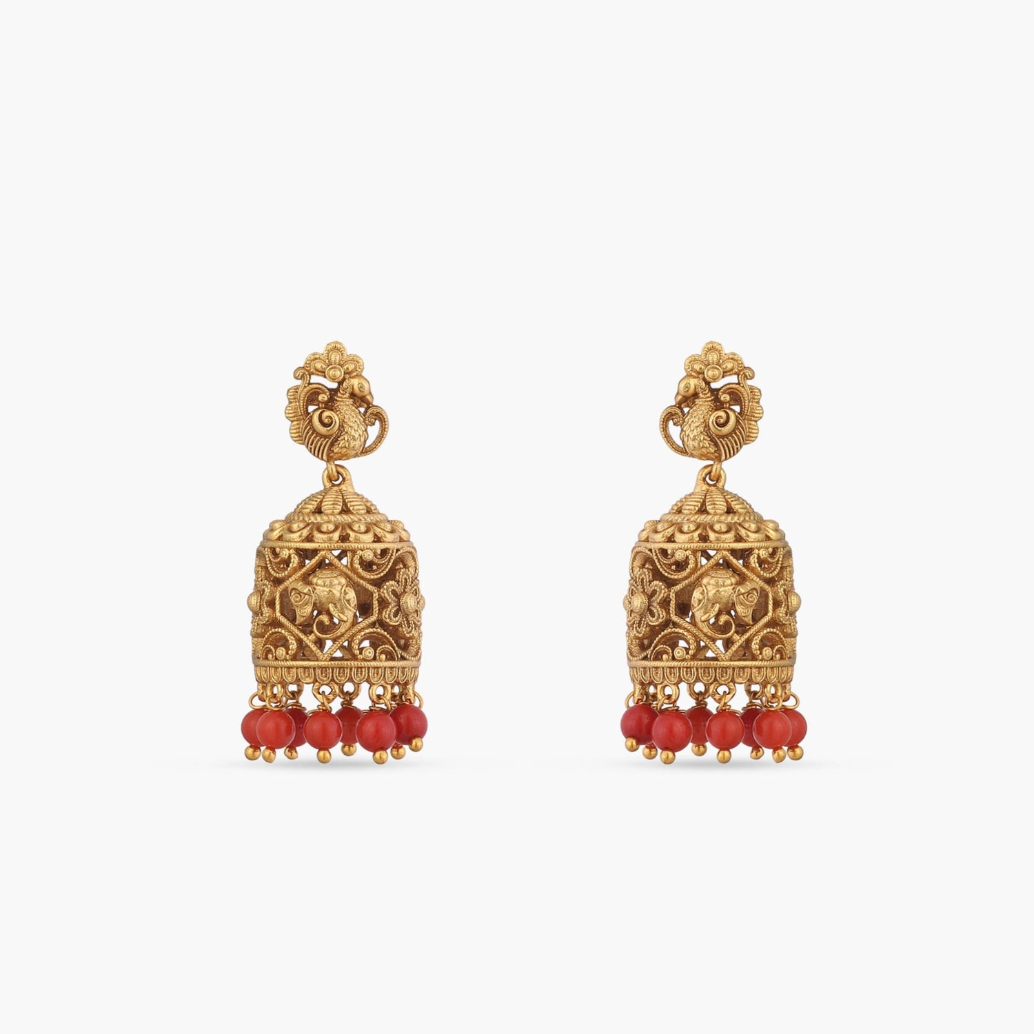 Mihika Antique Jhumka Earrings