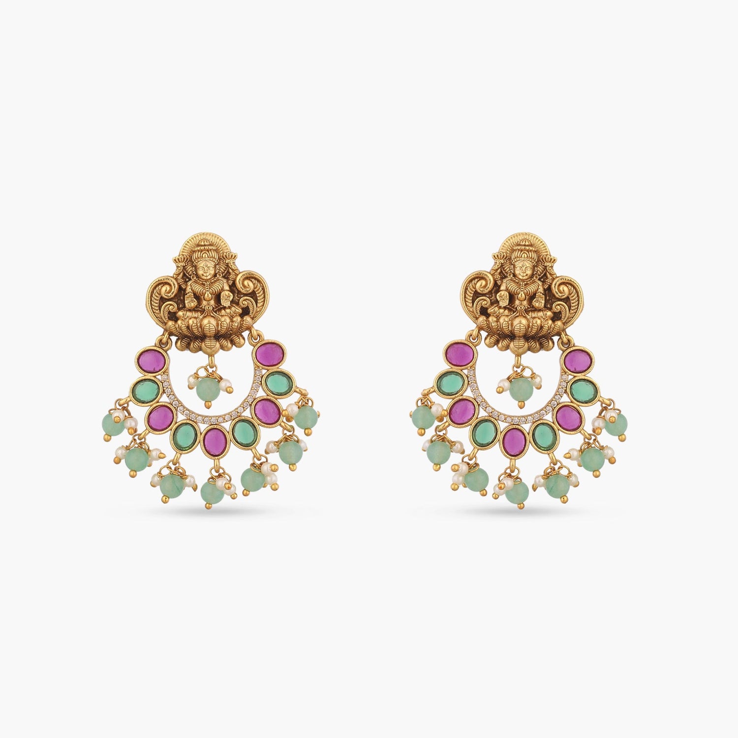 Parna Antique Chandbali Earrings