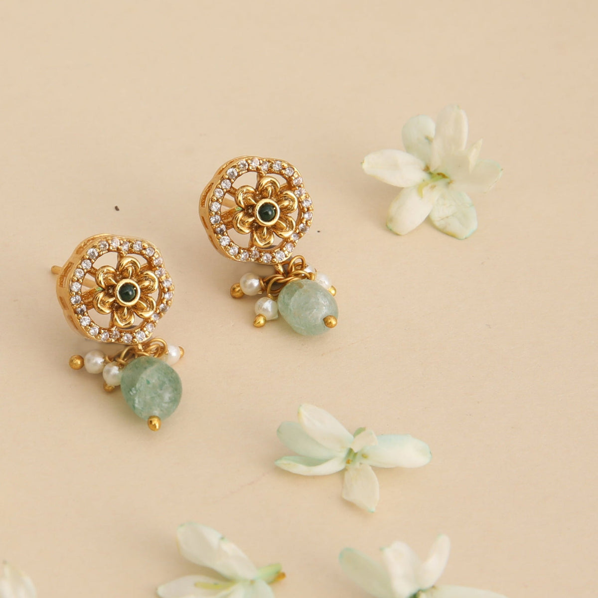 Chandrima Antique Drop Earrings