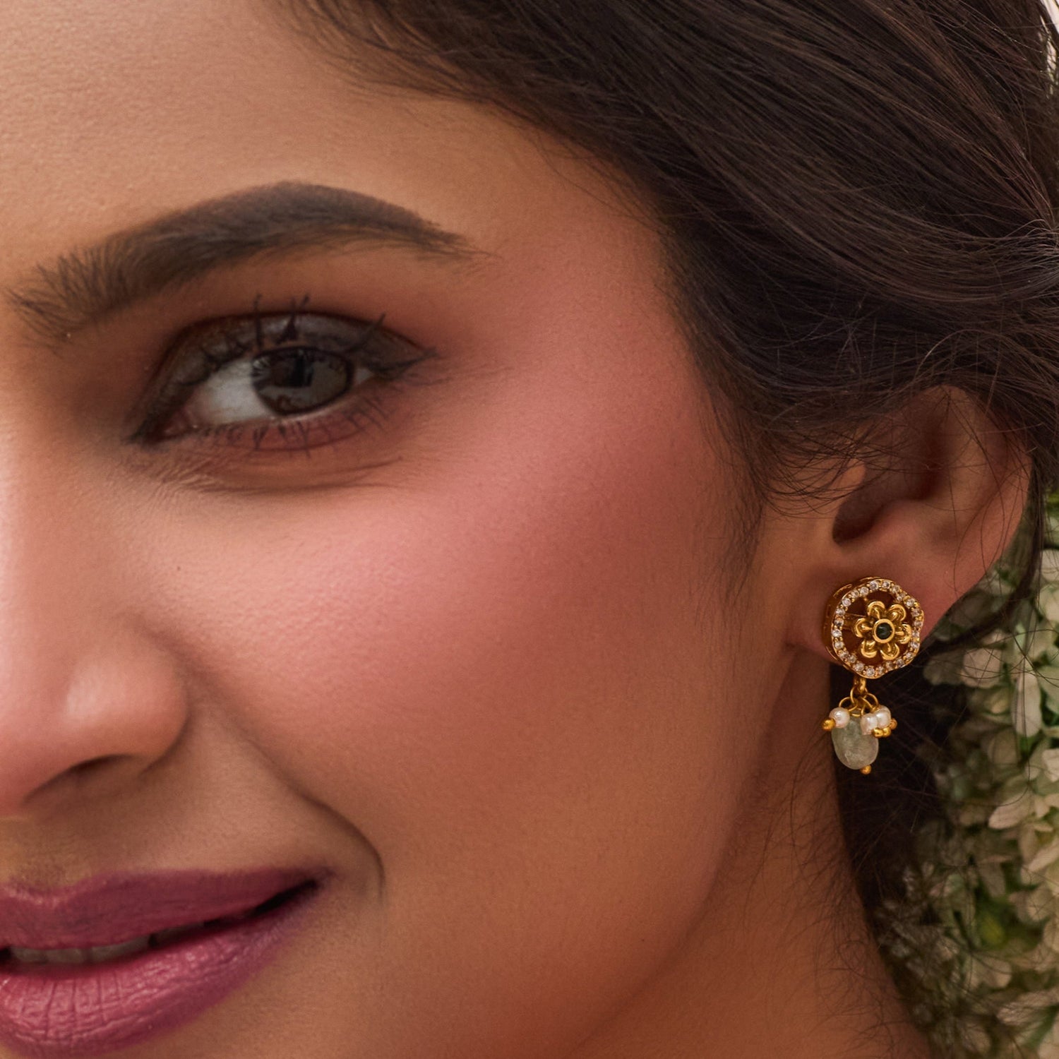 Chandrima Antique Drop Earrings