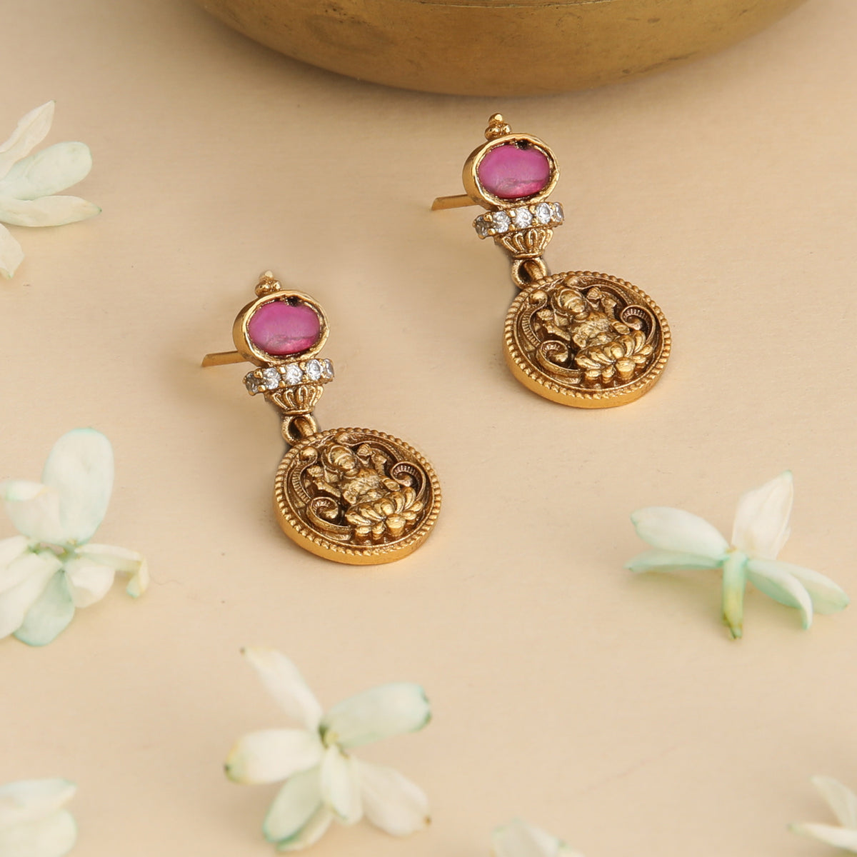 Dhanya Antique Drop Earrings