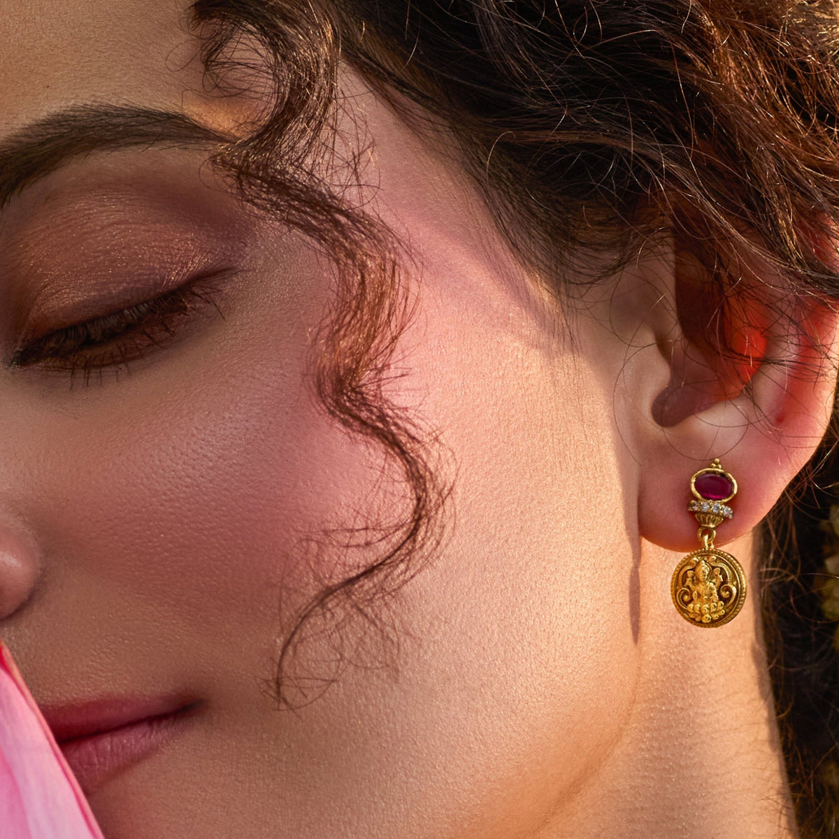 Dhanya Antique Drop Earrings
