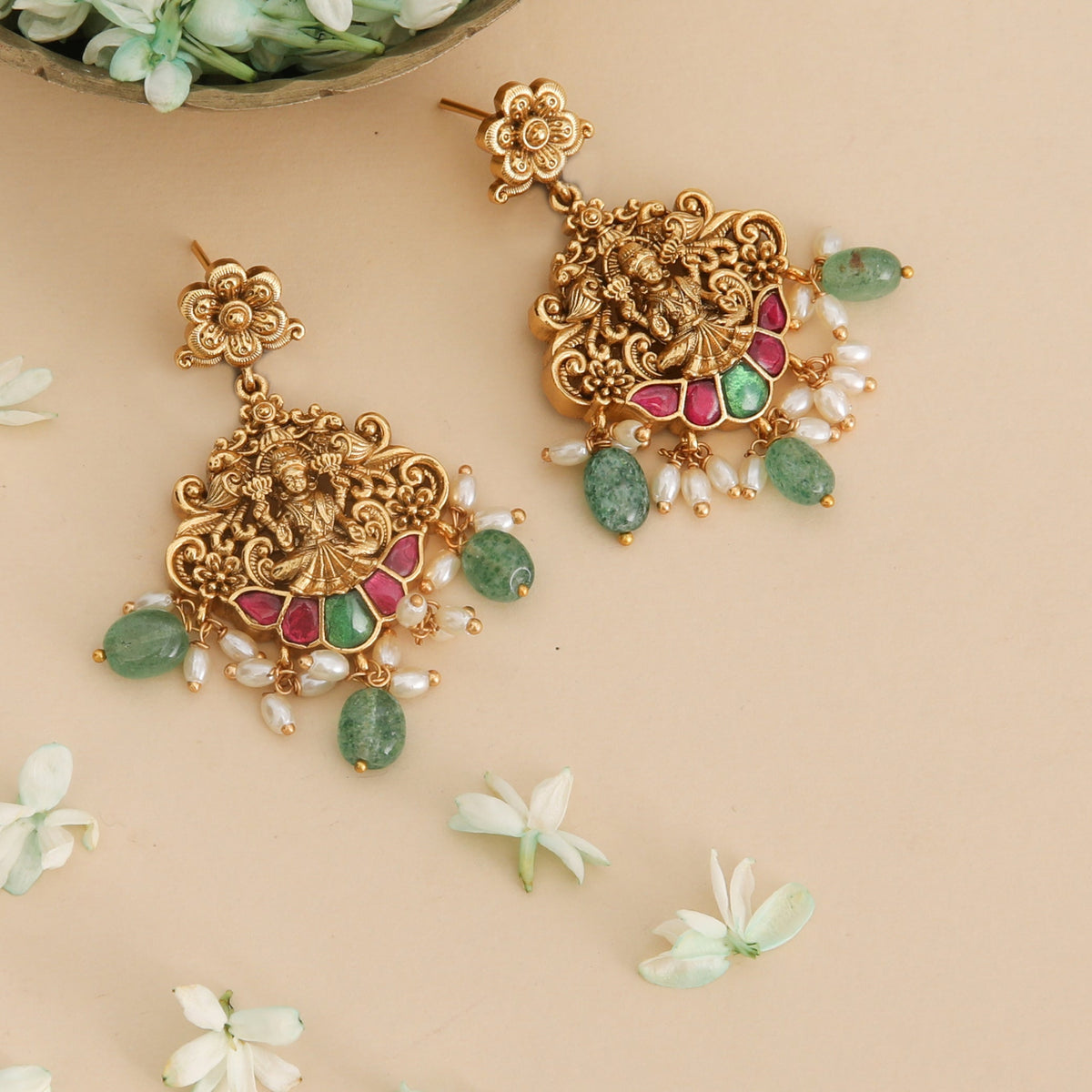 Lipika Antique Drop Earrings