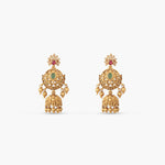 Amara Antique Jhumka Earrings