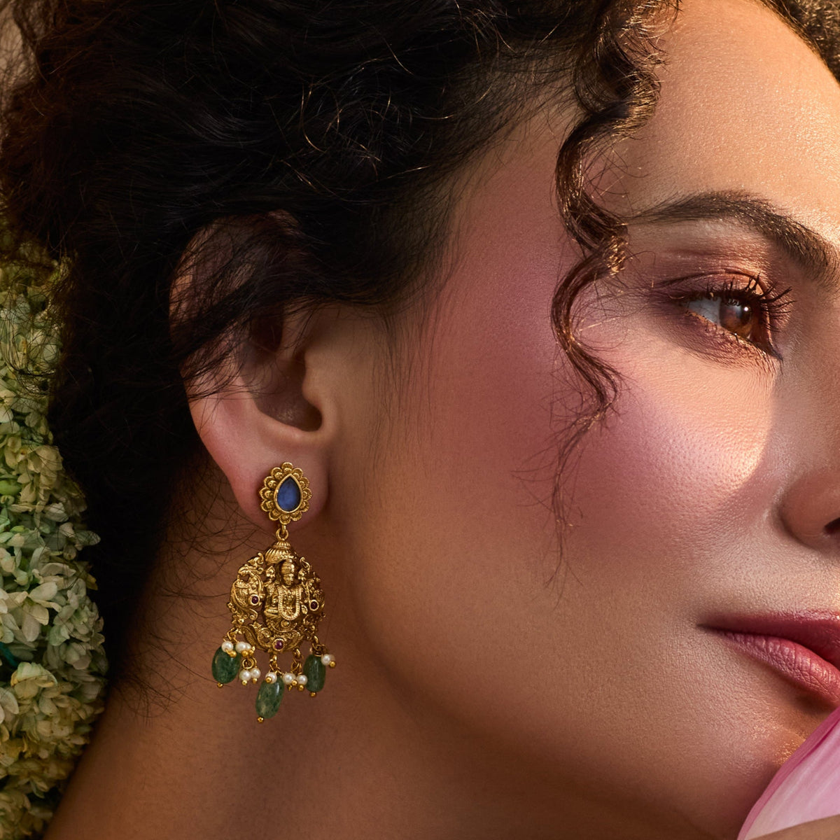 Maira Antique Drop Earrings