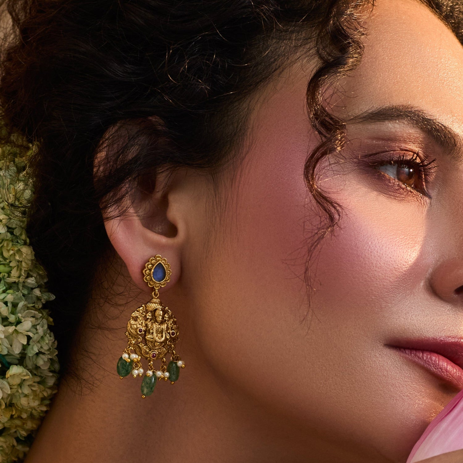 Maira Antique Drop Earrings