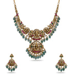 Gana Lakshmi Antique Temple Necklace Set