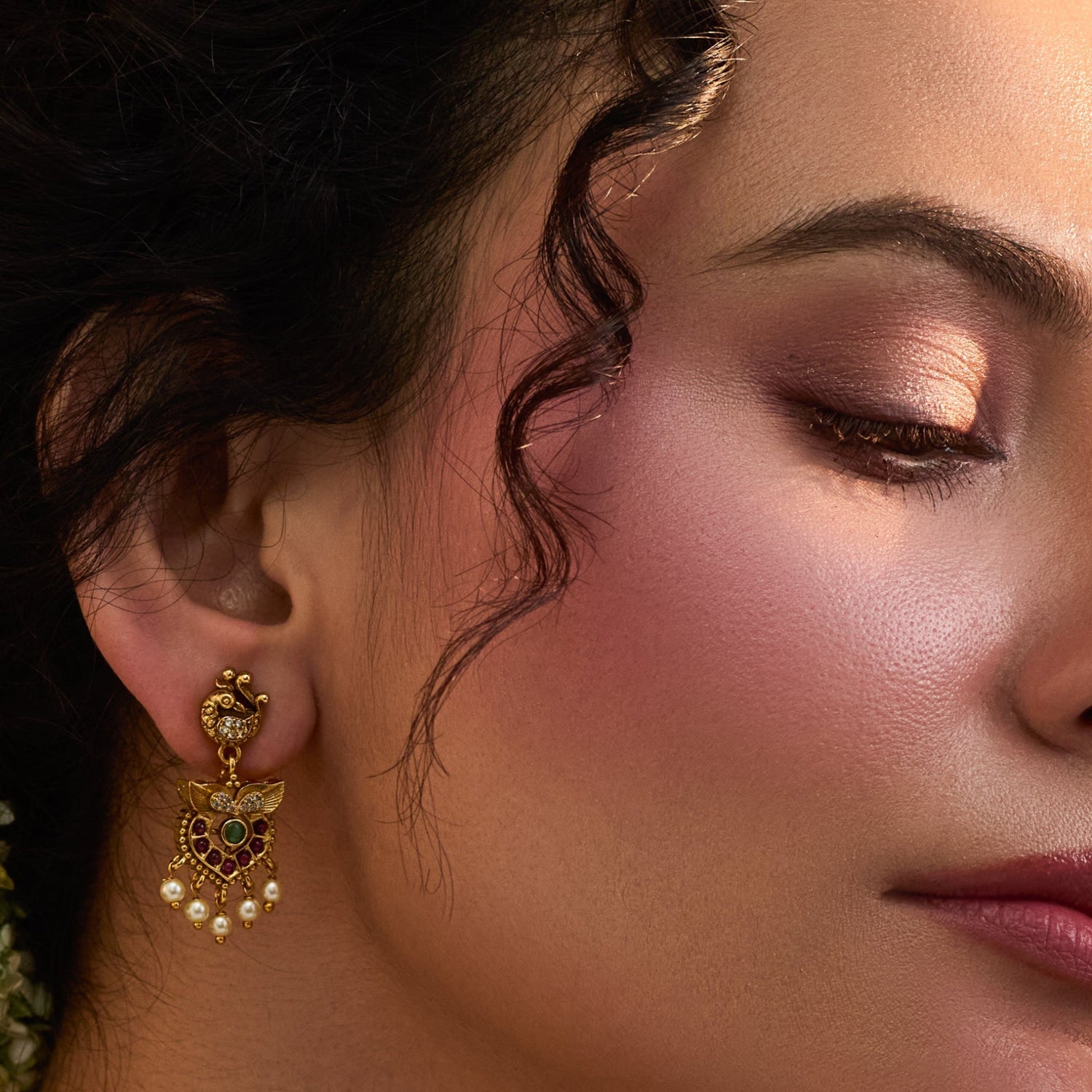 Mayuri Antique Drop Earrings