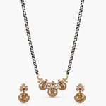 Tanvika Antique Black Beads Necklace Set