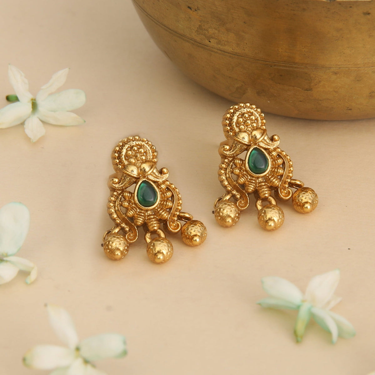 Bithi Antique Drop Earrings
