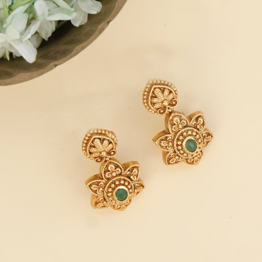 Shithi Antique Drop Earrings