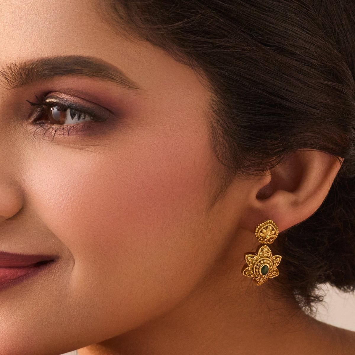 Shithi Antique Drop Earrings