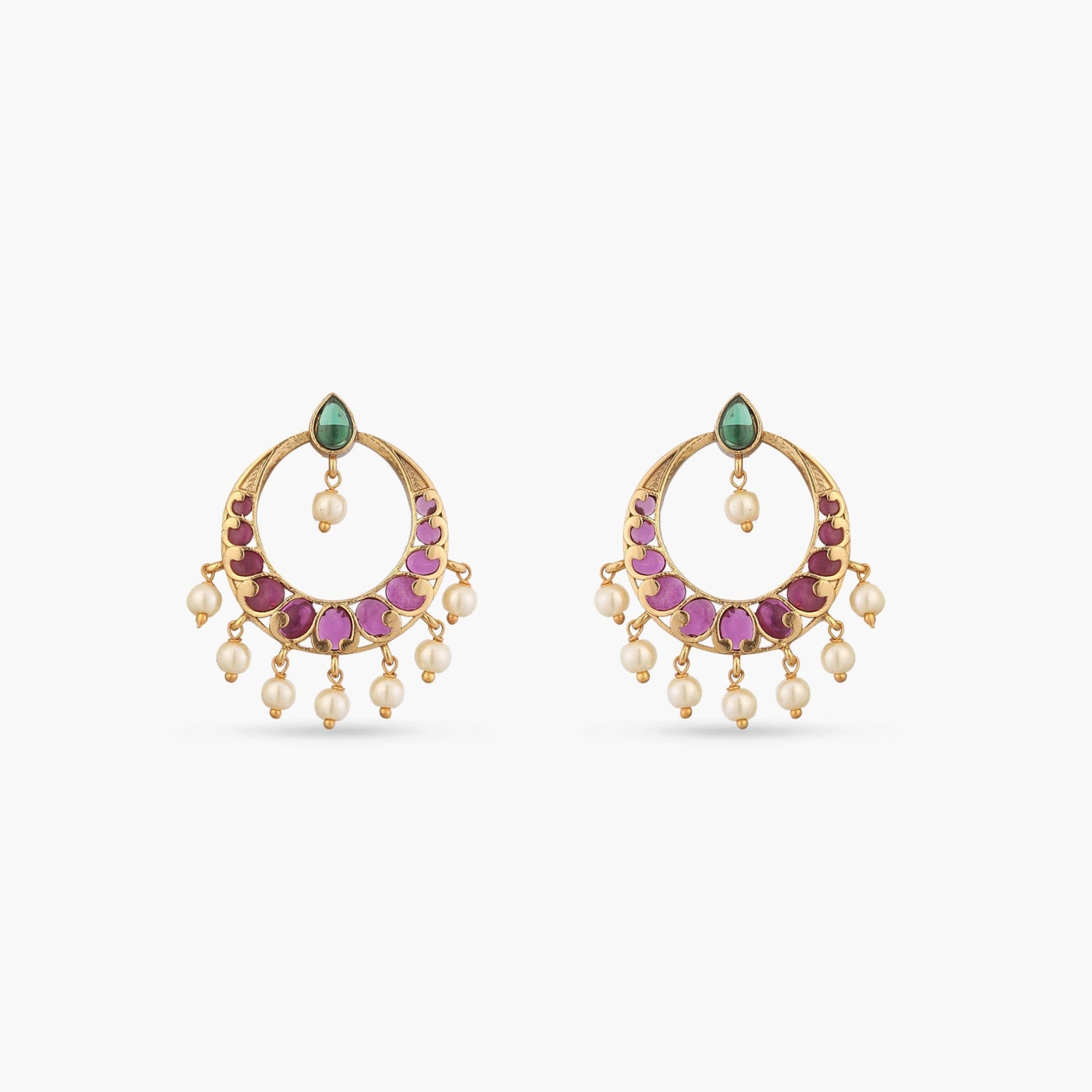 Amrita Antique Chandbali Earrings
