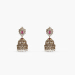 Aatreyi Nakshatra CZ Jhumka Earrings