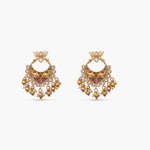 Pankaja Antique Chandbali Earrings