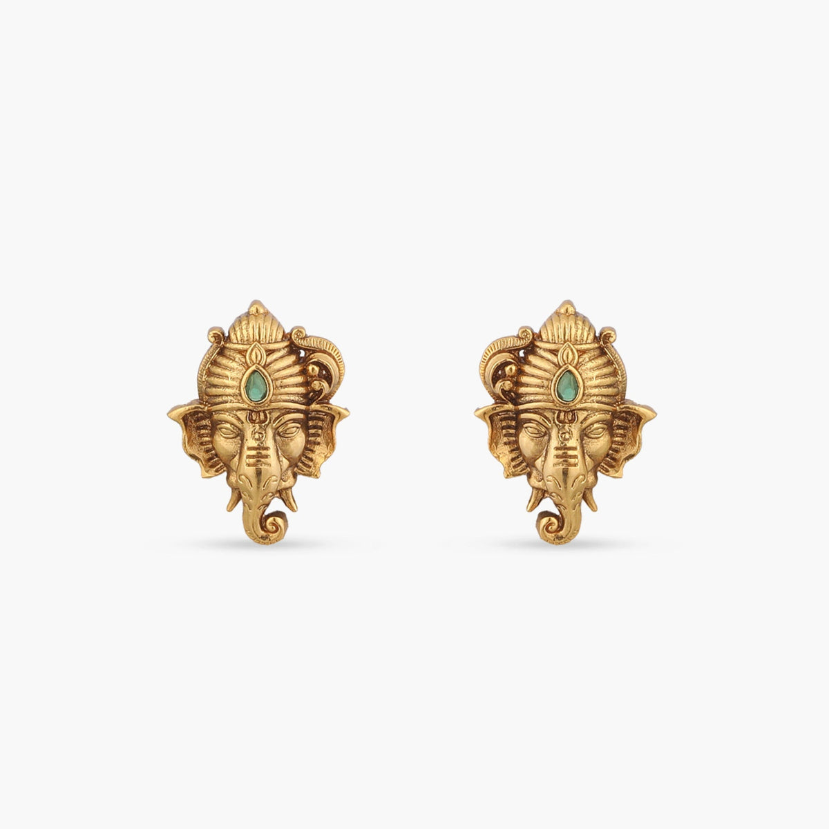 Gajika Antique Stud Earrings