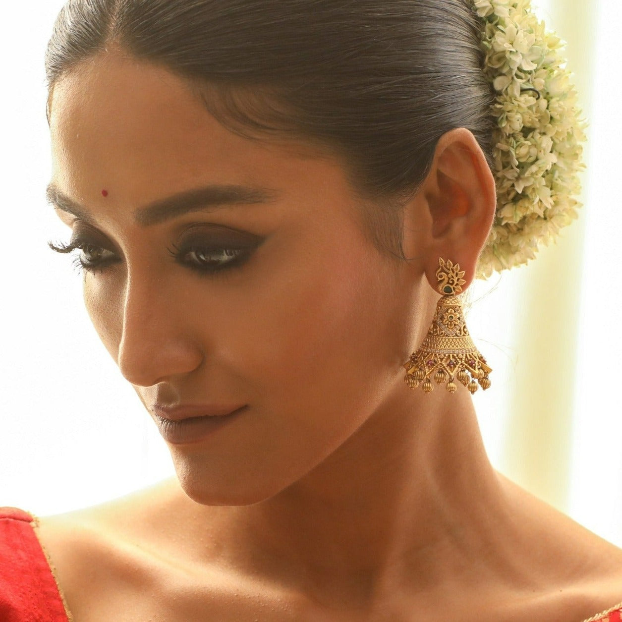 Keki Antique Jhumka Earrings