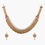 Parag Antique Coin Necklace Set