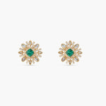 Gaula Nakshatra CZ Stud Earrings