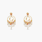 Jalaja Floral Statement Chandbali Earrings