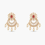 Roshini Nakshatra CZ Chandbali Earrings