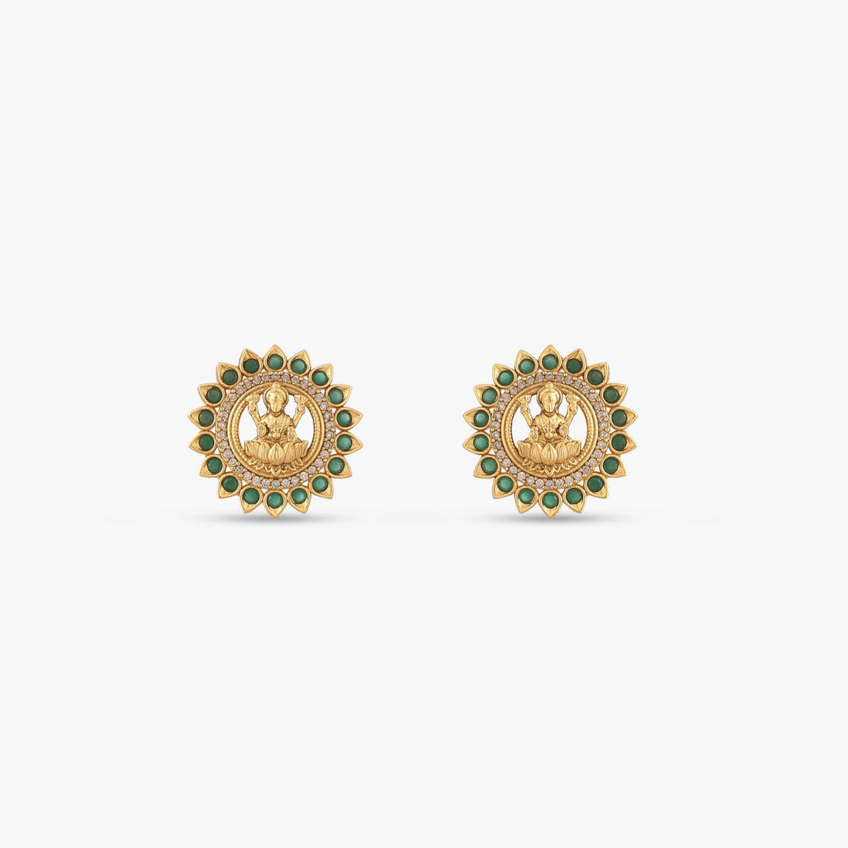Lakshmi Kempu Antique Stud Earrings