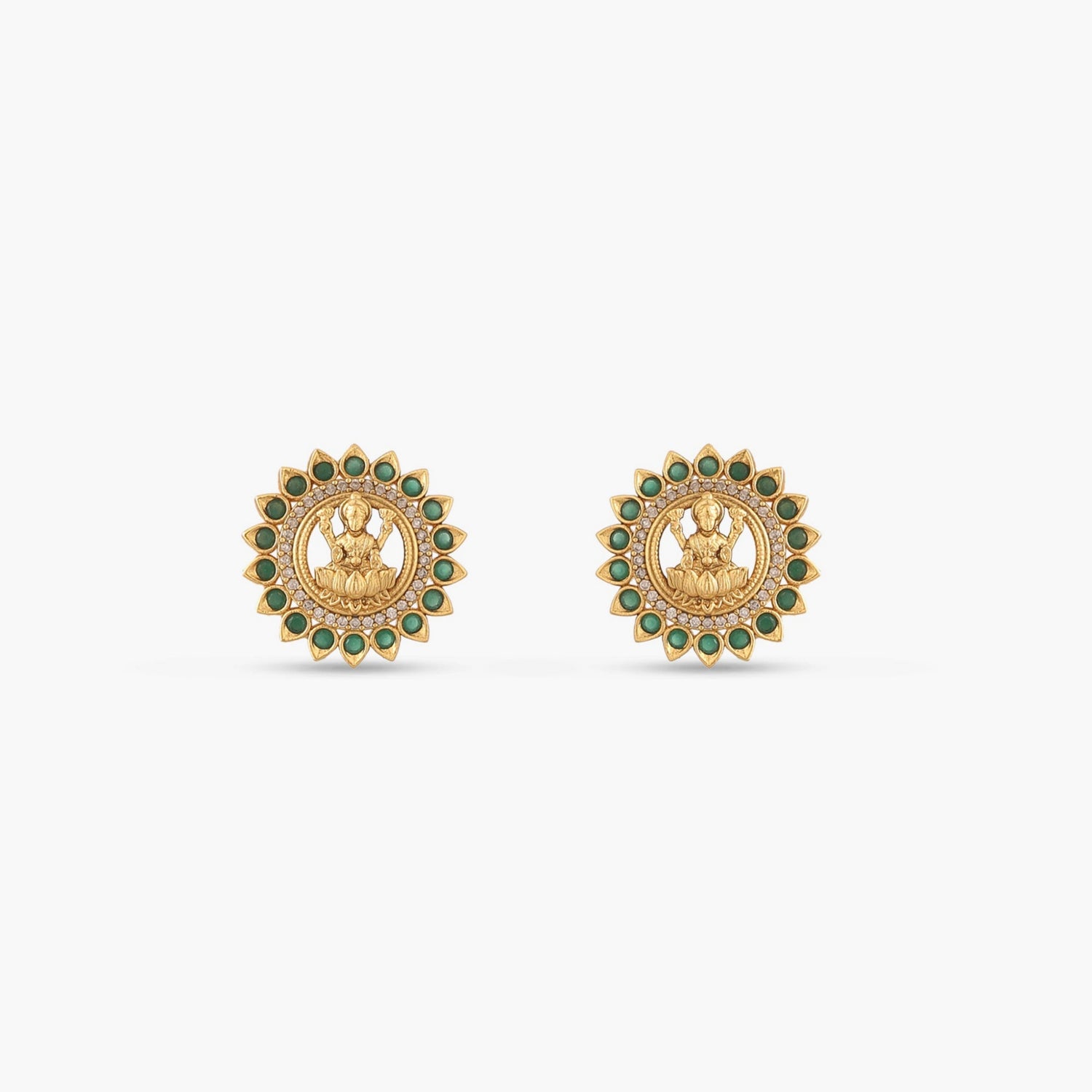 Lakshmi Kempu Antique Stud Earrings