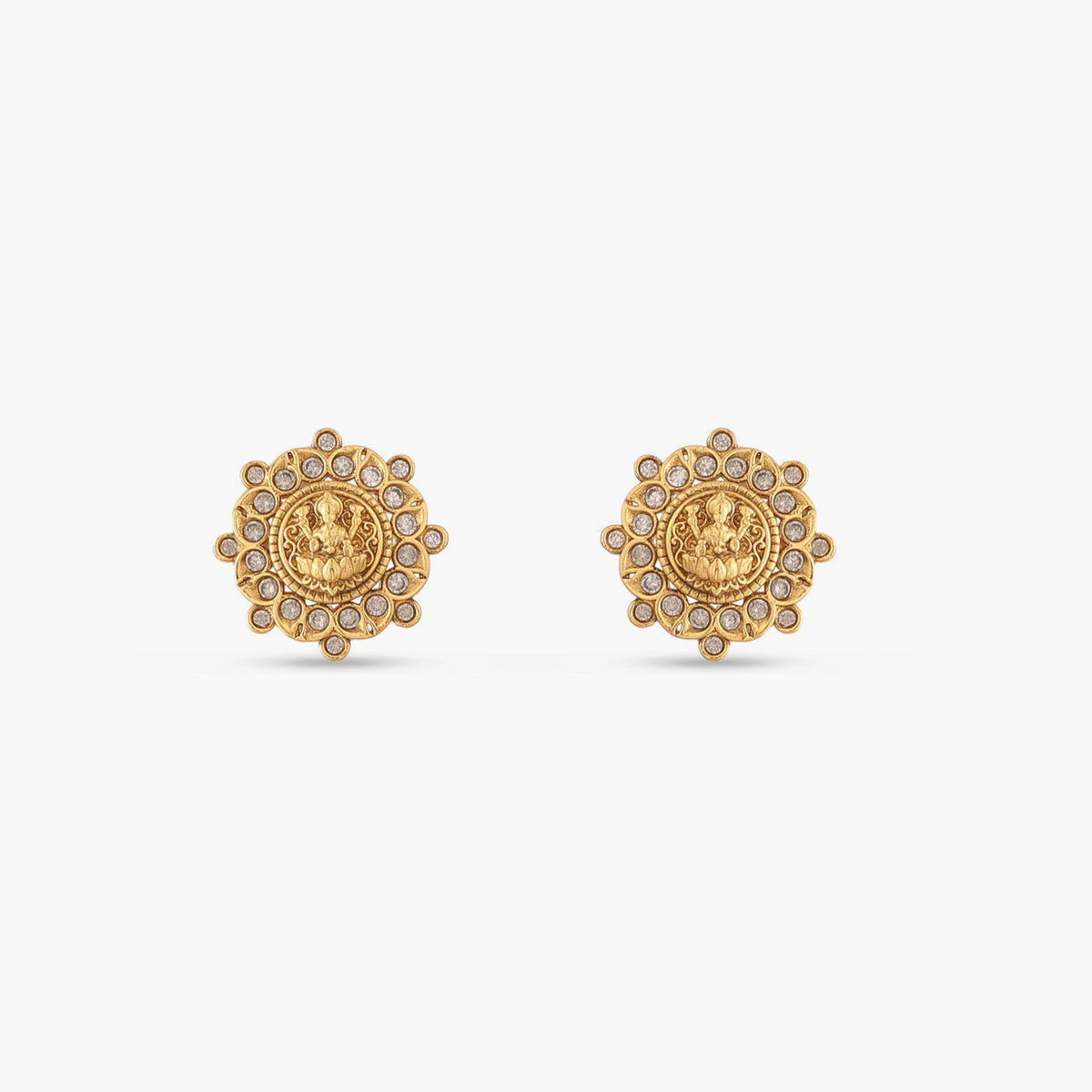 Madhavi Antique Stud Earrings