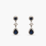 Azure Nakshatra CZ Drop Earrings
