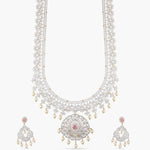 Candri Nakshatra CZ Long Necklace Set