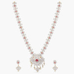 Varuna Nakshatra CZ Long Necklace Set