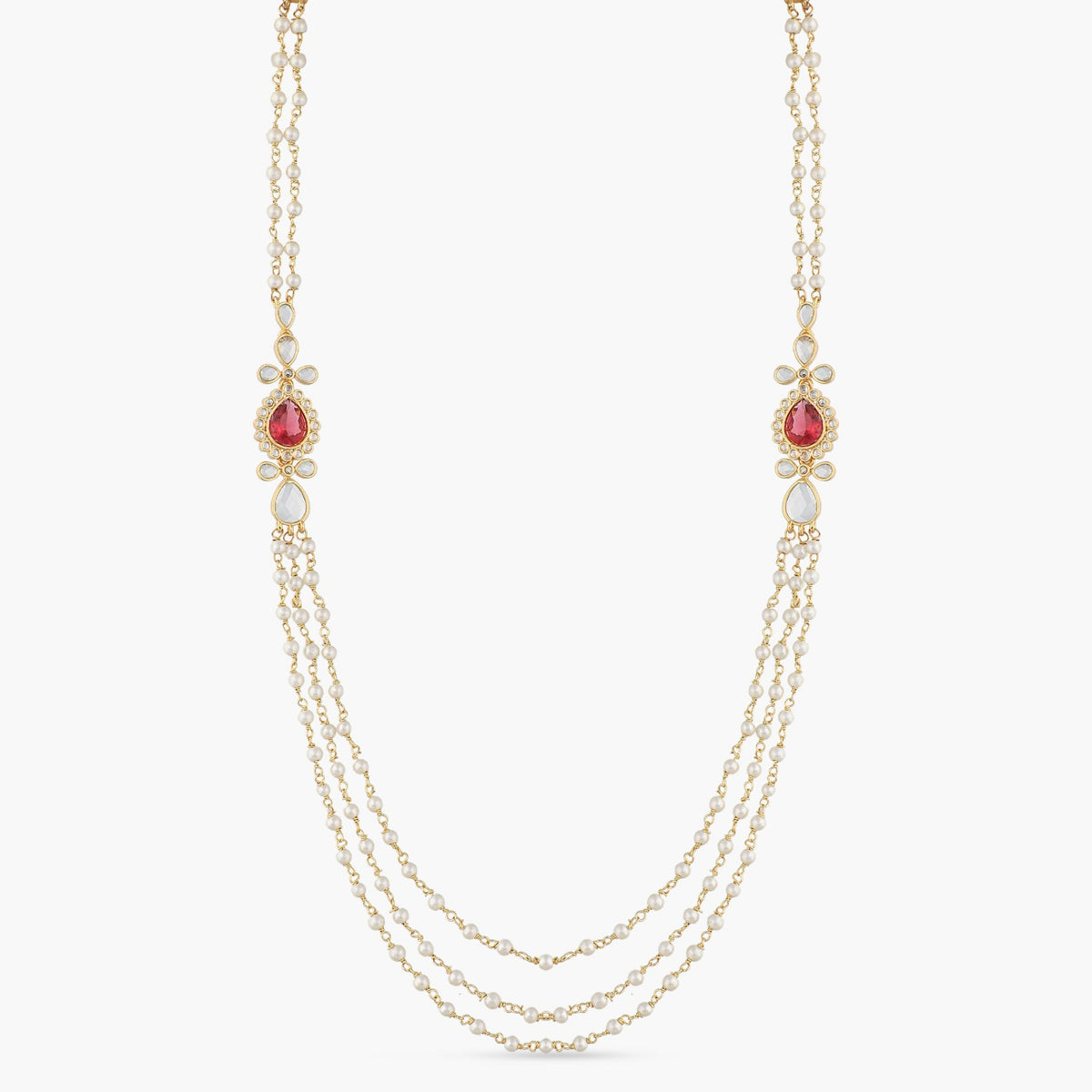 Classic Beads Layered Necklace