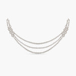 Layered Nakshatra CZ Necklace