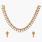 Subhadra Antique Kempu Necklace Set