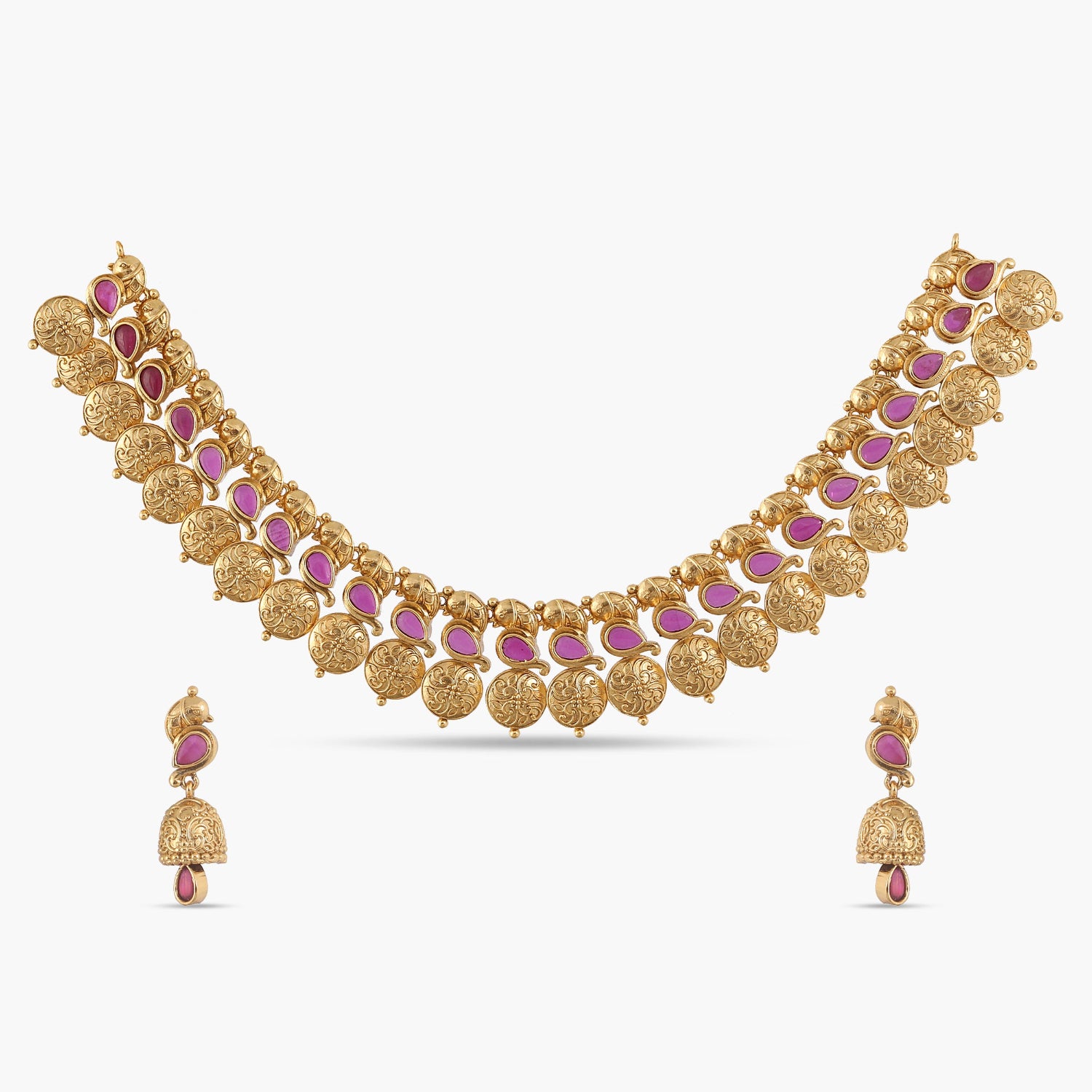Malabar Gold Temple Jewellery Haram Designs Kalyan Jewellers