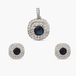 Asscher Nakshatra CZ Pendant Set