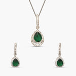 Ashley Green Nakshatra CZ Pendant Set