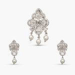 Pearl Dew Nakshatra CZ Pendant Set