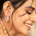 Aine Nakshatra CZ Hoop Earrings