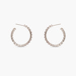 Aine Nakshatra CZ Hoop Earrings