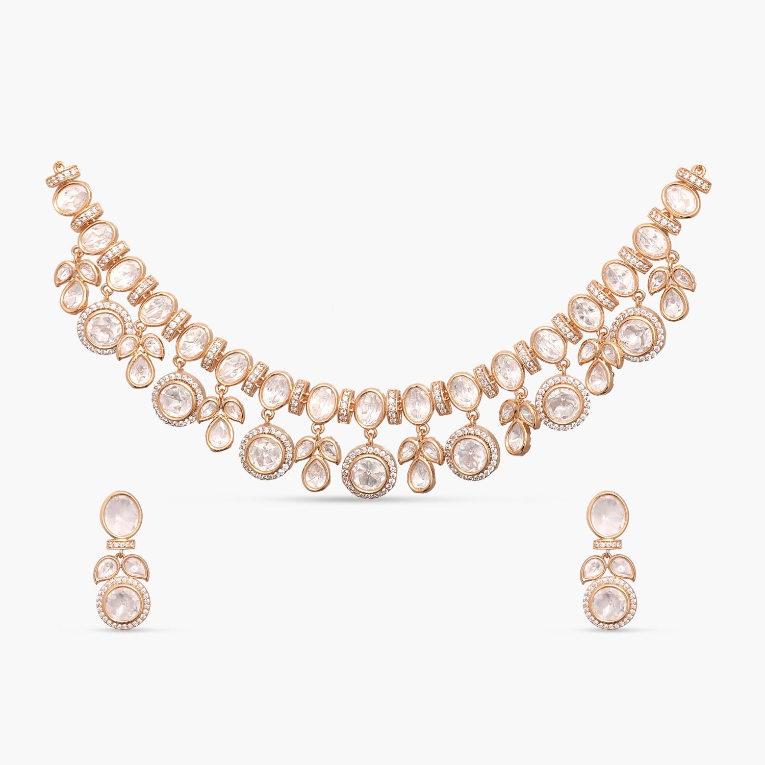 Shop Tarinika Danica Statement Kundan Necklace Set Online