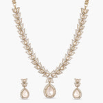 Leafy Affair Polki Necklace Set