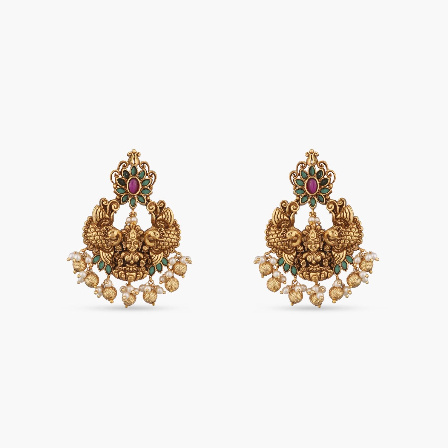 Buy Aadvik Antique Chandbali Earrings Tarinika – Tarinika India
